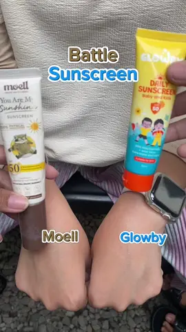 Kalian pilih yang mana bun? #skincareanak #skincarebayi #sunscreenanak #sunscreenmoell #moellsunscreen #sunscreenglowby 