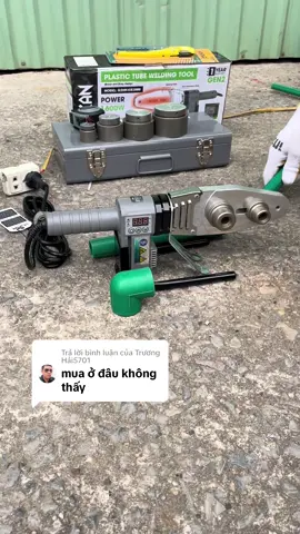 Trả lời @Trương Hải5701 Máy hàn ống nhiệt Hukan có chỉnh nhiệt độ  công suất 1600w. Máy hàn nhiệt ống nước  Hukan  #mayhannhietppr #mayhannhiet #mâyhnnhietongnuoc #diennuoc #thodiennuoc