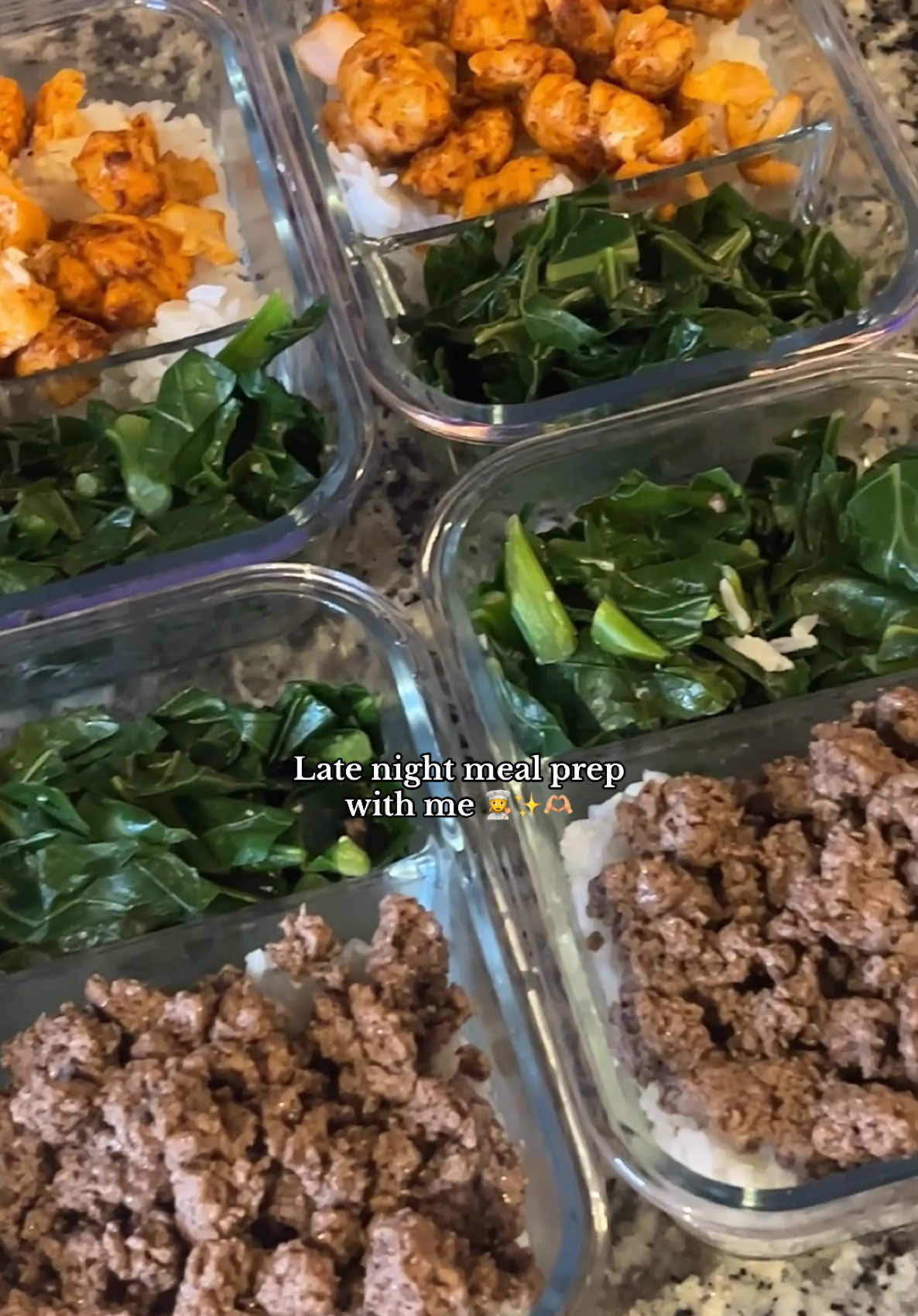Prepping our lunches for the week! #mealprep #cookwithme #whatieatianday #mealprepping 