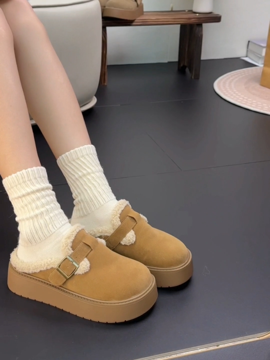 Dép Sục Nữ Lót Lông Cừu#giaynu #giaynuxinh #giaynuthoitrang #giaynuhottrend #giaydep #giaydepxinh #giaydepquangchau 