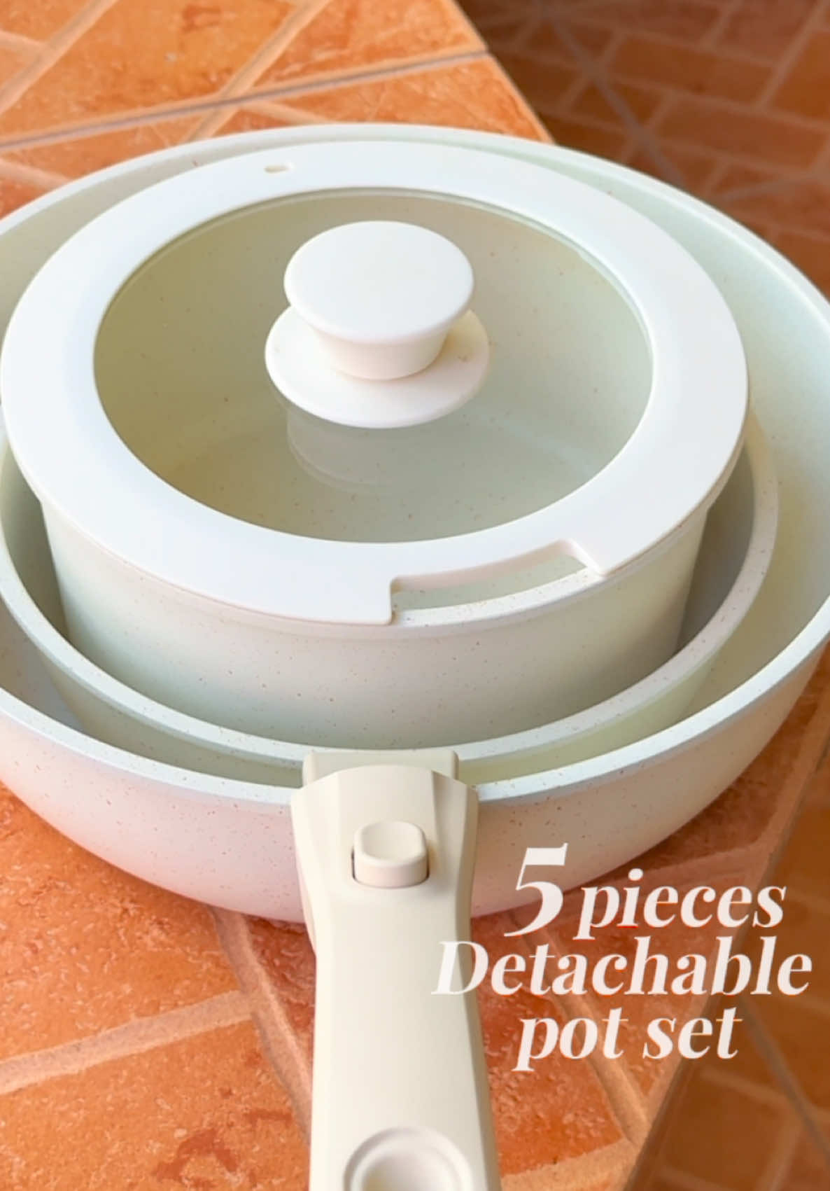 Your kitchen deserves an upgrad! This 5pcs nonstick cookware set is on  SALE! It’s nonstick, easy to clean and has a detachable handle! So you can cook and serve it straight to your table! Cooking made simple and less hassle! ♥️ #fyp #cookwareset #cooking #cookware #detachablehandle #leuse #cookingset #kitchenware #KitchenHacks #kitchenessentials #cooking #foryou #fypage #sulitfyp #cookwaresale #sale #detachablepotset #cooksmart #cookingessentials #kitchenupgrade #kitchenlevelup #nonstickcookware #nonstick #nonstickcookwareset 