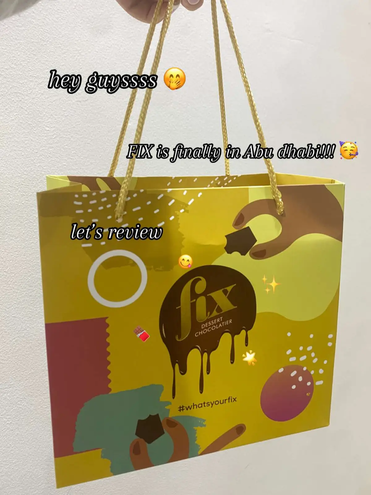 RUN don’t walk 🏃‍♀️@Fix Dessert Chocolatier is finally in AD!!! Give it a try and let us know what we should try next😚🤭 #fyp #FoodTok #abudhabi #dxb 