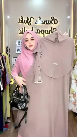 Dress Set Kerudung Matt Knit Dress Terbaru #dress #dresslebaran #dressviral #nyamandipakai #fypviralシ #fyp #SiapaSangka #🥰 