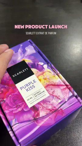 super excited with the new product launch from scarlet!!😍😍 #extraitdeparfum 