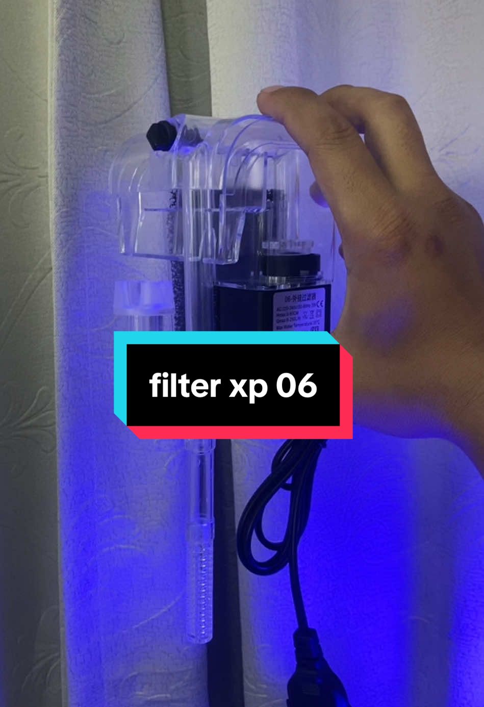 mesin filter xp 06 untuk aquarium ukuran 20-30 cm #SiapaSangka #aquariumhobby #lepetaquarium #aquariumfish #aquascapeindonesia #aquarium 