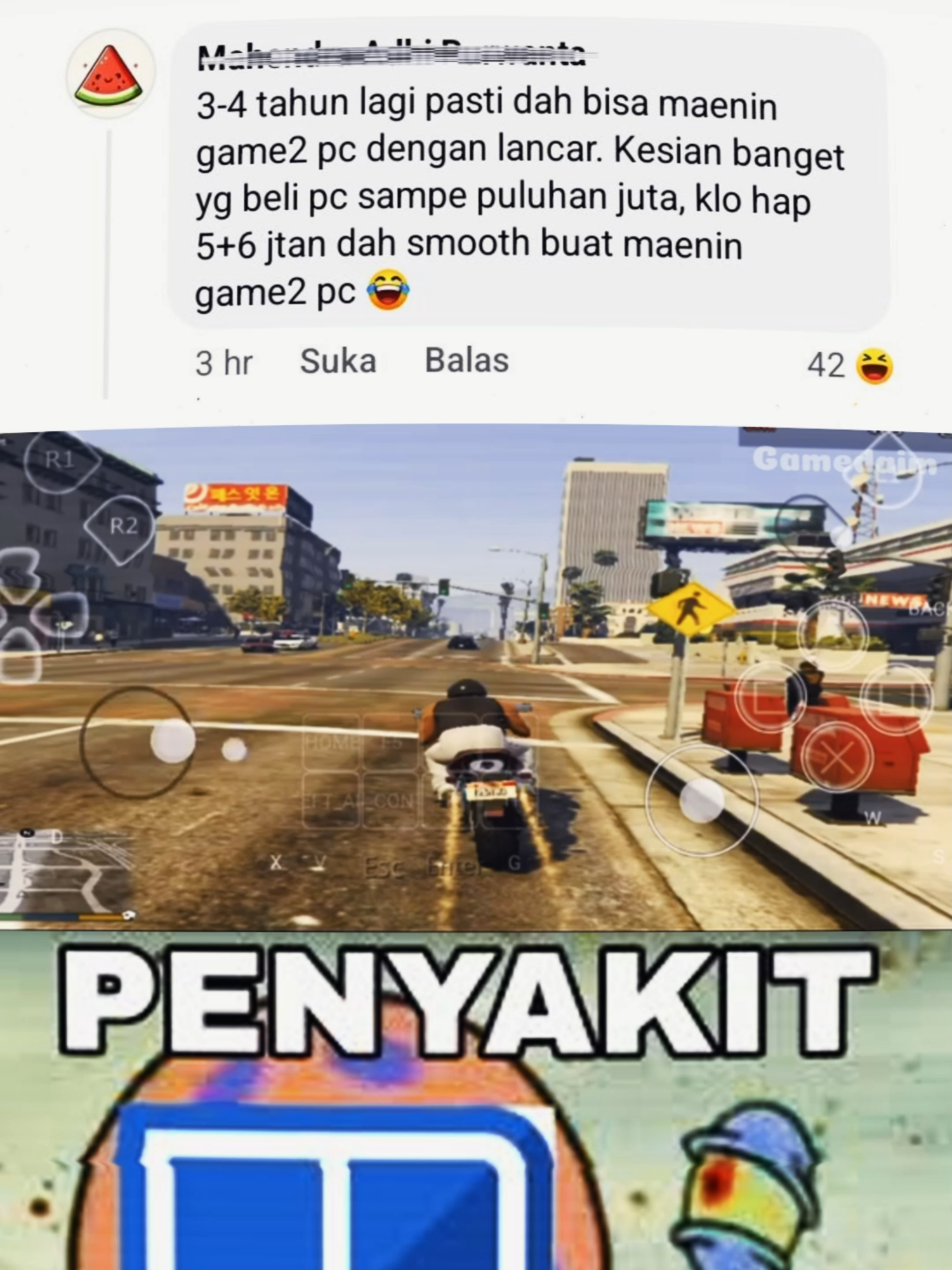 era pc sudah berakhir 😱😱 #winlator #mobilador #meme #gta #gtav #emulator 📽️/clovergaming