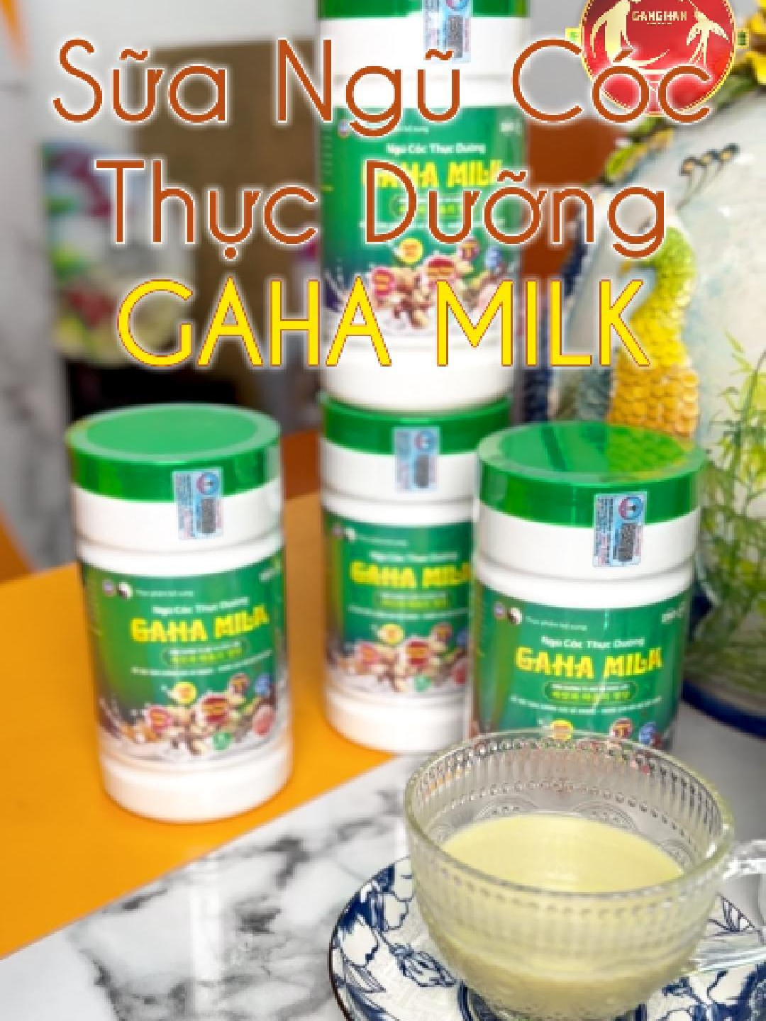 Sữa ngũ cốc thực dưỡng GAHA MILK với thành phần tự nhiên, giàu dinh dưỡng từ nhân sâm, đông trùng hạ thảo và ngũ cốc nguyên chất. Vị thơm ngon, bổ sung năng lượng cho cơ thể #ganghanvina #suckhoe #nhansamhanquoc #ngucoc