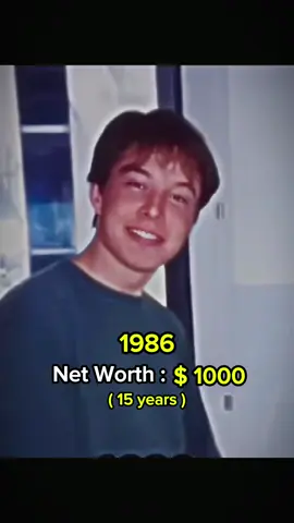 Elon Musk net worth evolution (1986-2024)📈💸#elonmusk #evolution #networth #fyp #foru #elonmusk #virale 