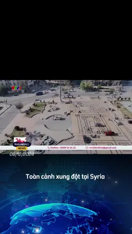 Toàn cảnh xung đột tại Syria. #tintucnong #vtv24 #xungdotsyria