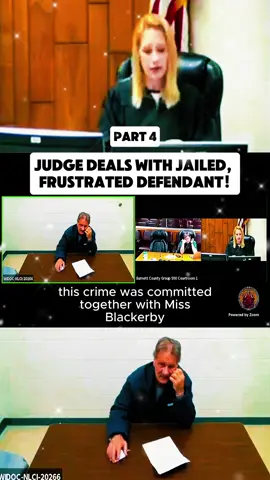 Judge Deals with Jailed, Frustrated Defendant! #court #courtroom #judge #law #lawyer #viralvideo #fyp #trending #usa🇺🇸 #prison #arrest #criminal 
