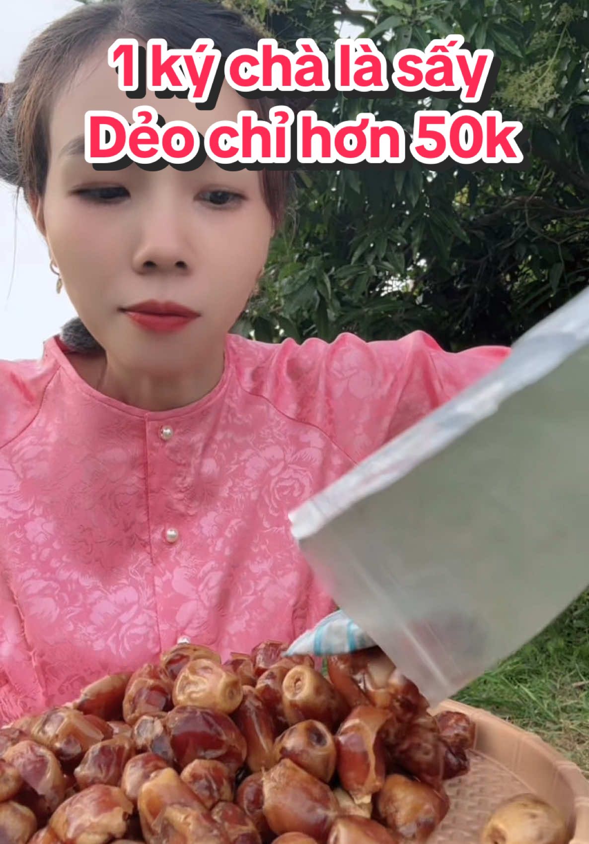 1 ký chà là sấy dẻo không đường nhập khẩu từ Iran chỉ hơn 50k#cochunhoshop #chala #chalasaydeo #ngon #anvat #muttet #traicaysaydeo #tiepthilienket 