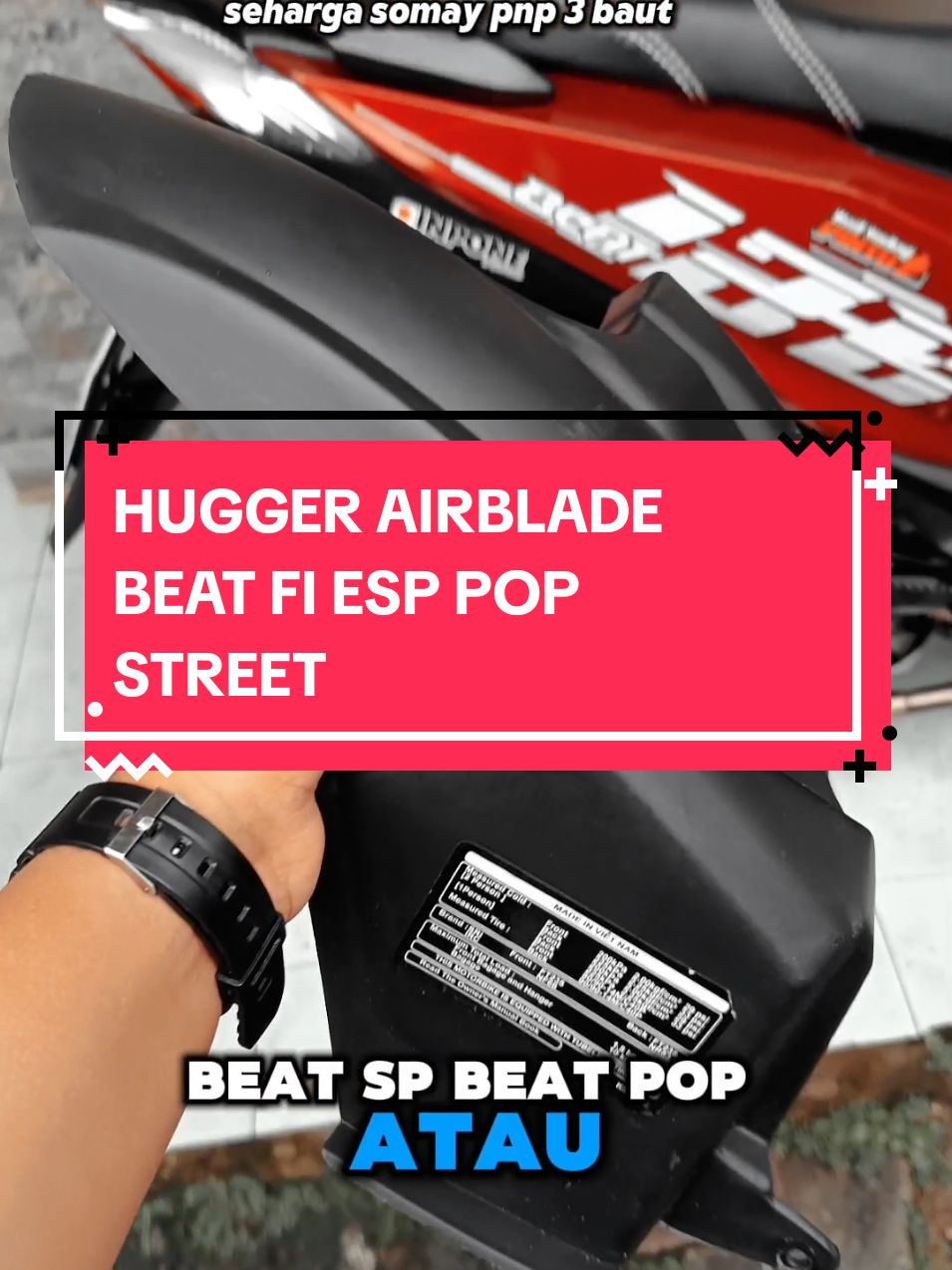 Membalas @kangabcd12 hugger airblade beat fi esp pop street #hugger #huggerairblade #huggerairbladepnpbeat #huggerbeat #megaguncang1212 