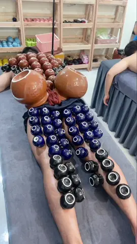 [ASMR] 他要求我进行全身拔罐治疗。 #asmr #massage #trilieuhaiphong #cuppingtherapy #xuhuong 