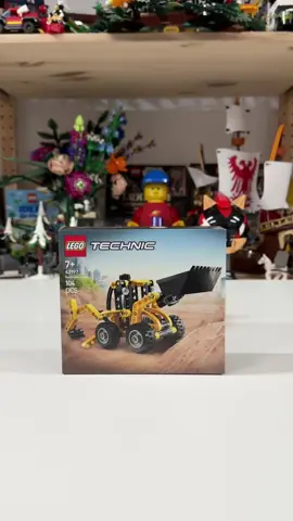 Small but good?  LEGO Technic 42197 Backhoe Loader with 104 pcs for 9,99$ or € on shelves from 1st of January 2025  What do you think? #lego #technic #legotechnic #lego42197 #backhoeloader #rlfm #reviews #newlegoset #lego2025 