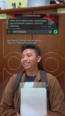Kalo ga dilempar2, yaa di bentak staf kampus #transkripid #skripsi #kuliah #mahasiswa #fyp