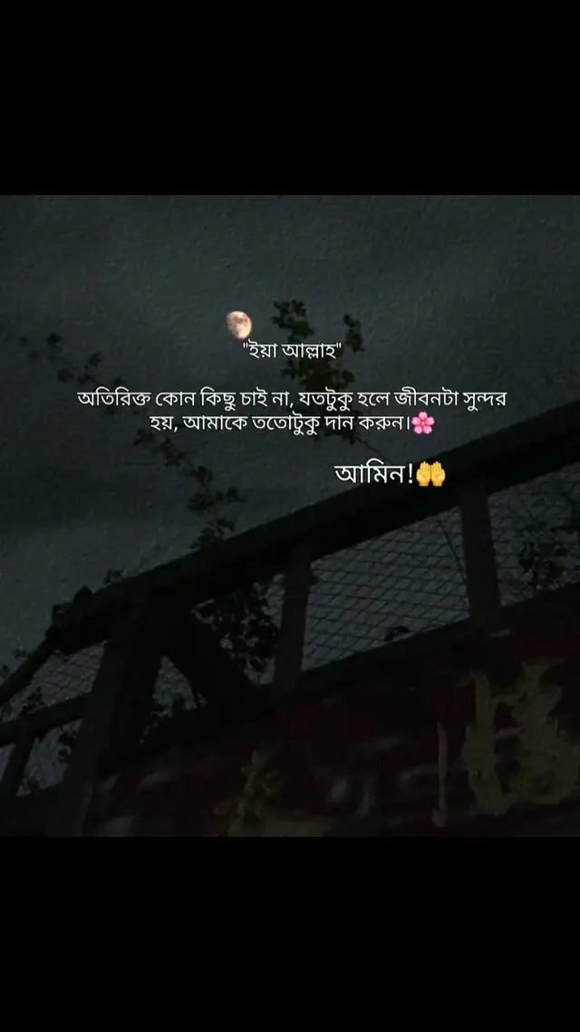 ইয়া আল্লাহ, অতিরিক্ত কোনো কিছুই ছাই না  যতটুকু হলে জীবনটা সুন্দর হয়, আমাকে ততটুকু দান করুন আমিন! 🌸🌸🌸🦋