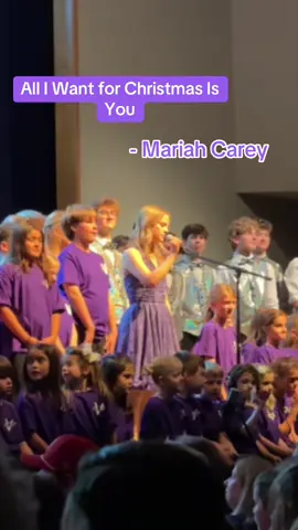 Its timeeeee #showchoir #christmas #mariahcarey #alliwantforchristmas #voice #singing #cover 