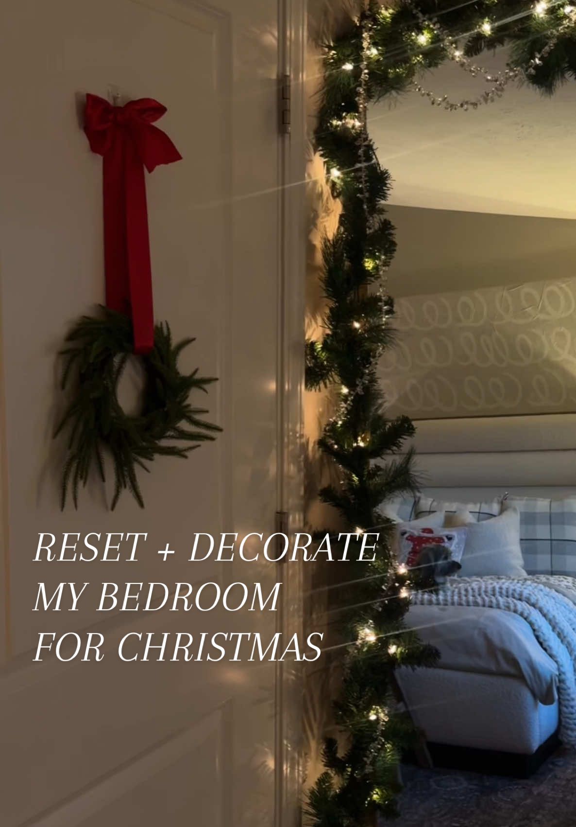 decorate my bedroom for Christmas 🎅🏼🦌✨ [the end though!!! 🥹] shop under “CHRISTMAS DECOR” + “BEDROOM” on my Amazon storefront, 🔗 in bio. #christmasbedding #christmasbedroom #bedroomdecor #bedroomgoals #christmastreedecor #christmasdecor #christmastree #amazonfinds #amazonmusthaves #amazonbedroom #amazonhome #amazonfashion #amazonfavorites #amazonchristmas #christmas #indianapolis #bedroomreset #resetwithme 