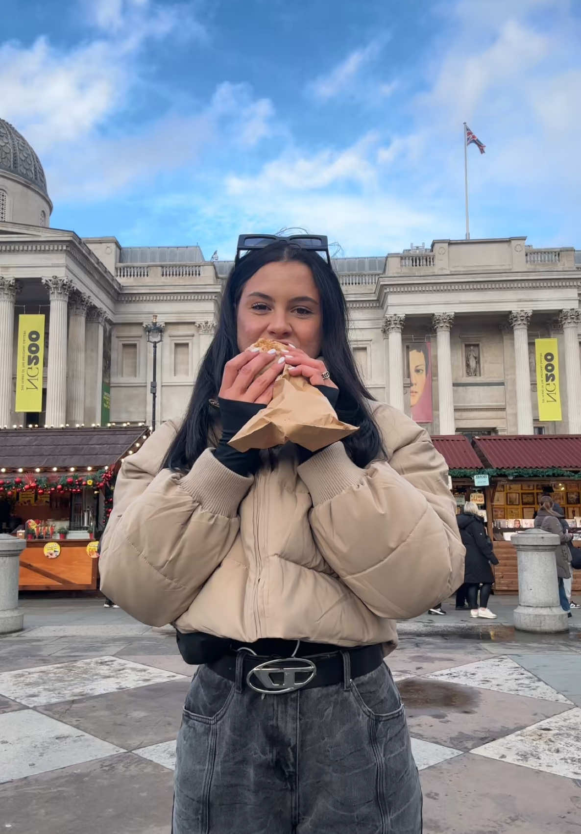 Biscoff donut & london solo 🥹 🇬🇧 #london #travel 