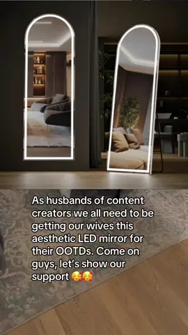 Babe if youre seeing this, this is me dropping a hint 🤪🫶 Every girl needs a CUTE full length mirror ❤️ #giftsforher #tiktokshopfinds #holidayhaul #mirror #fulllengthmirror #furniture #ootdinspo #sweetfurniture #contentcreator 