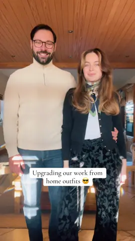 No more tracksuit bottoms… Until the evening 😂😎  #coupletiktok #workingfromhome #OOTD #alanaandjosh  @TuClothing @Official_Joules @Next @Levi’s @H&M @Marks & Spencer 