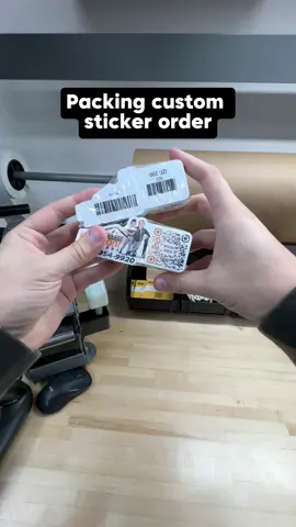 Lets pack a custom order #packingorders #orders #customstickers #pov 