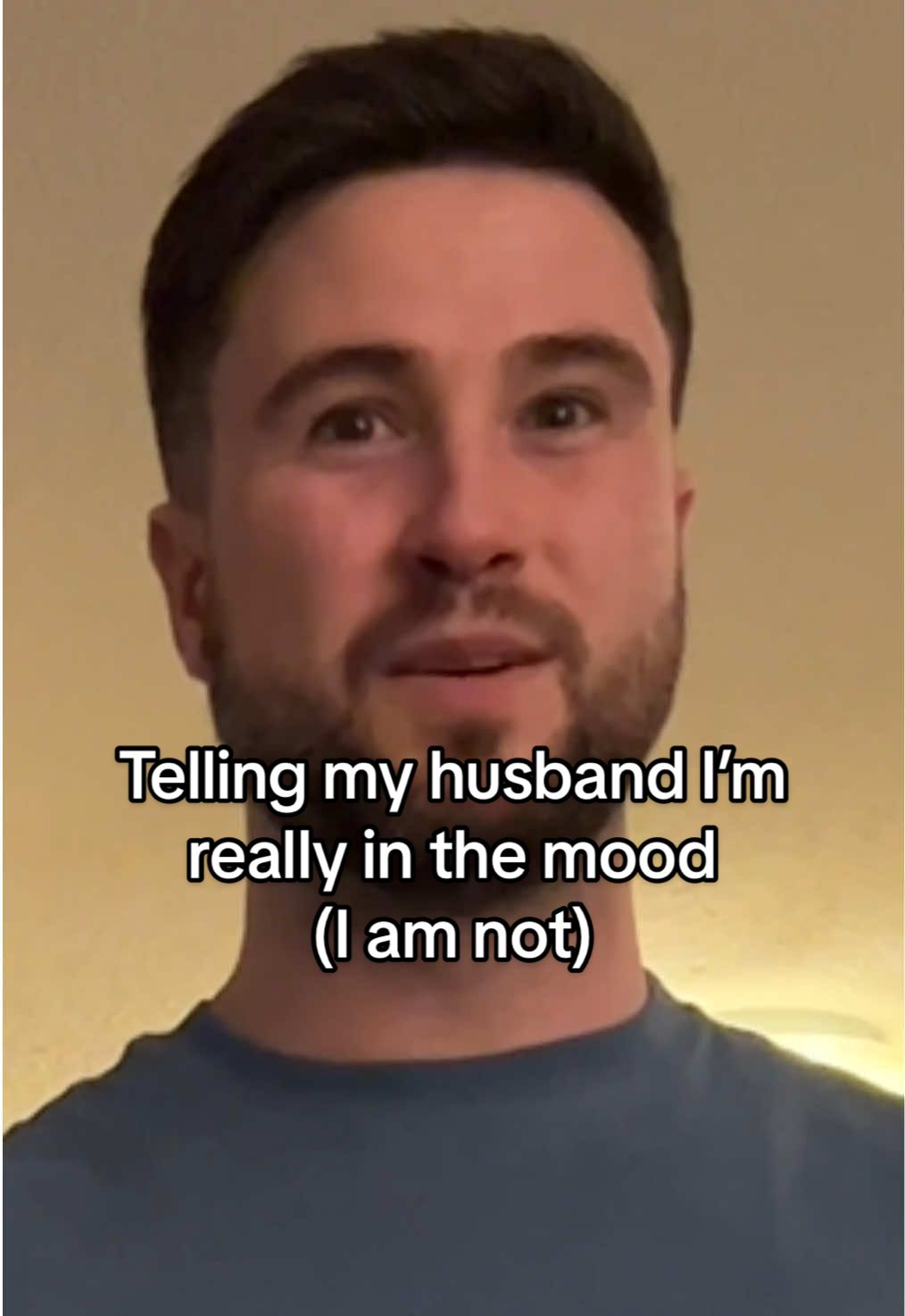 He got his hopes up for a lil second there 🥹 #husbandwife #couple #husbandwifecomedy #marriagehumor #fyp #prank #husbandwife #marriedlife #fart 