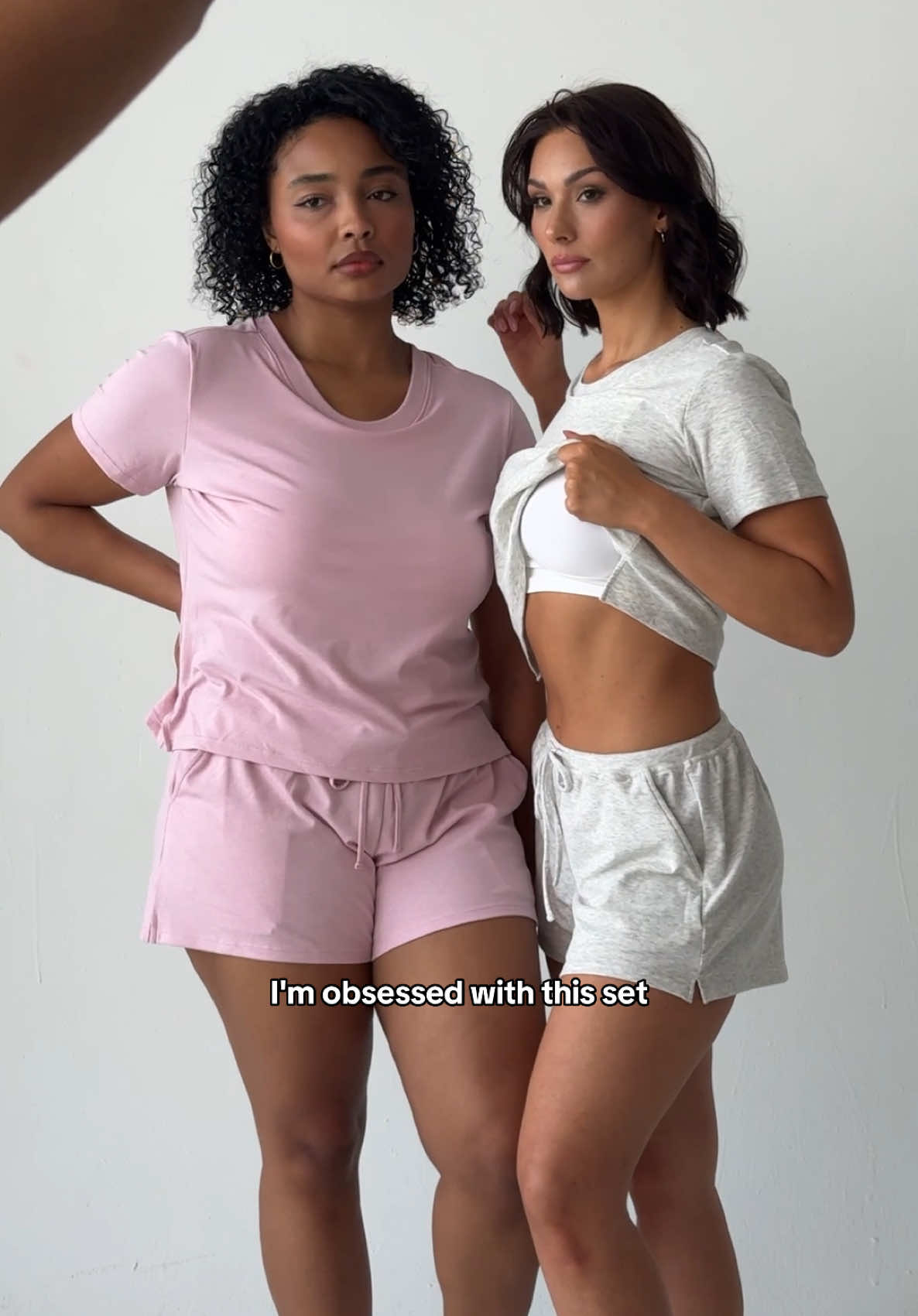 @Klassy Network pajamas designed by you!! They’re dropping this friday, dec 13th at 12pm ET! ☁️🩷✨ #pajamas #holidayseason #brami #braless #klassy #designer #sample #tryon 