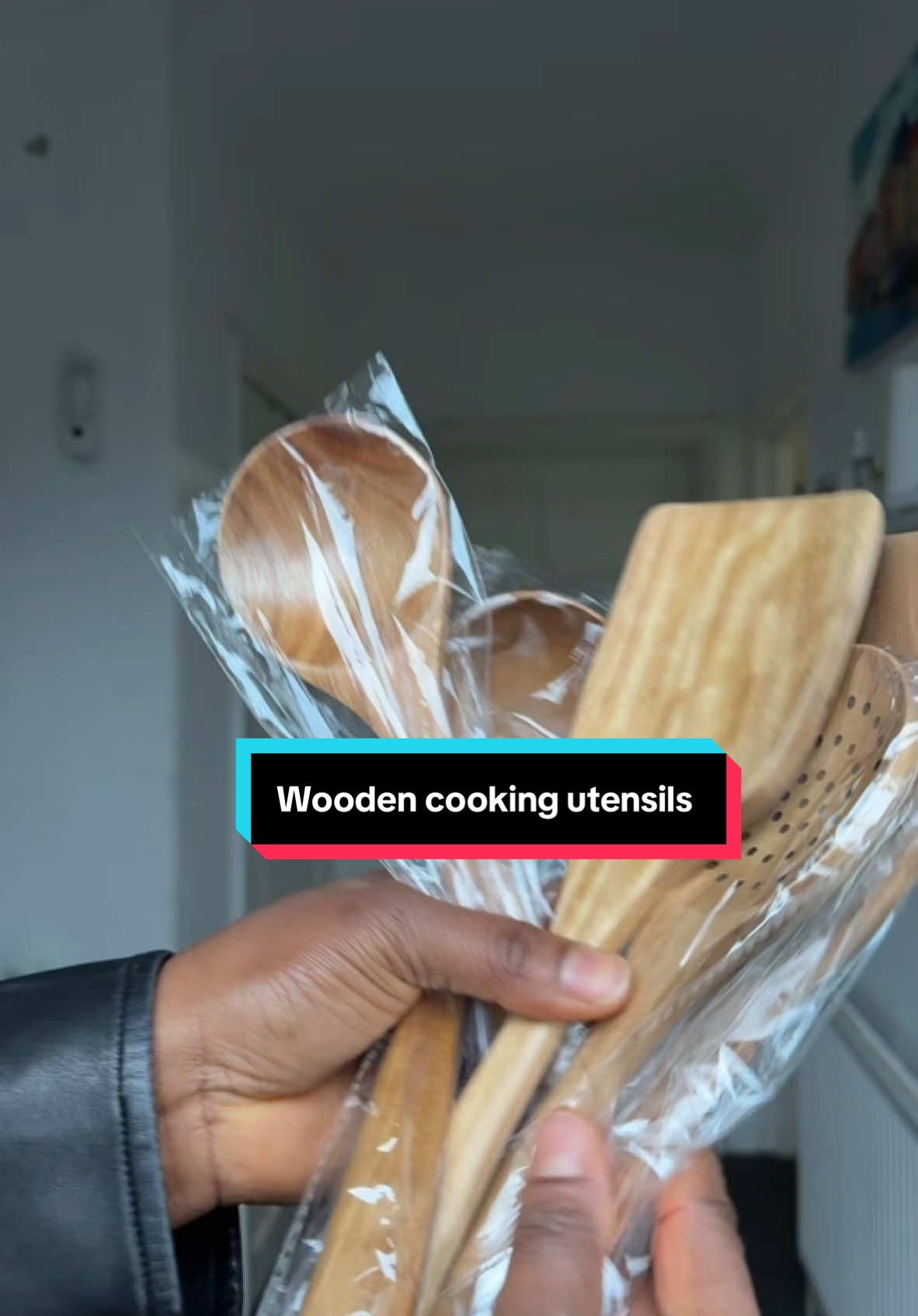 Wooden cooking utensils #kitchenutensils 