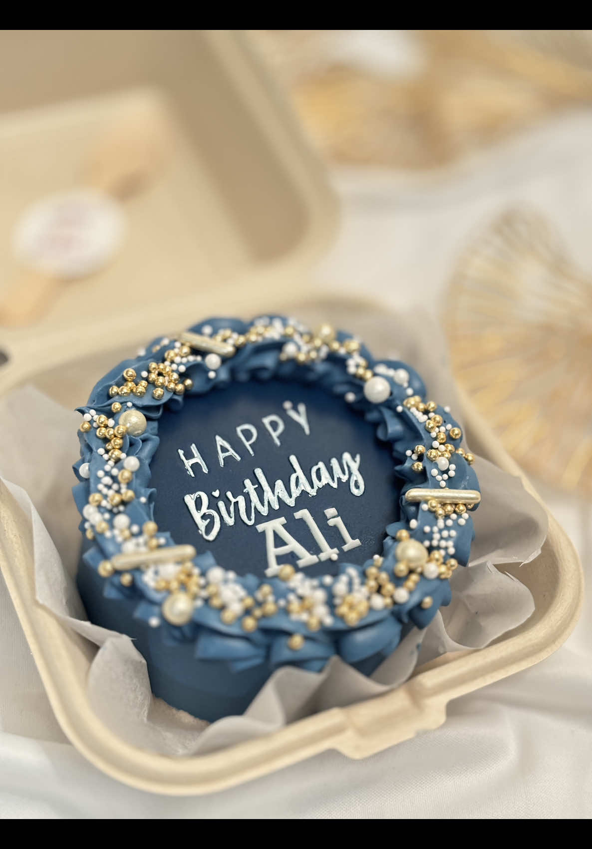 B e n t o  C a k e  #bentocak #minicake #birthday #foryoupagе #fyp #monibakes 