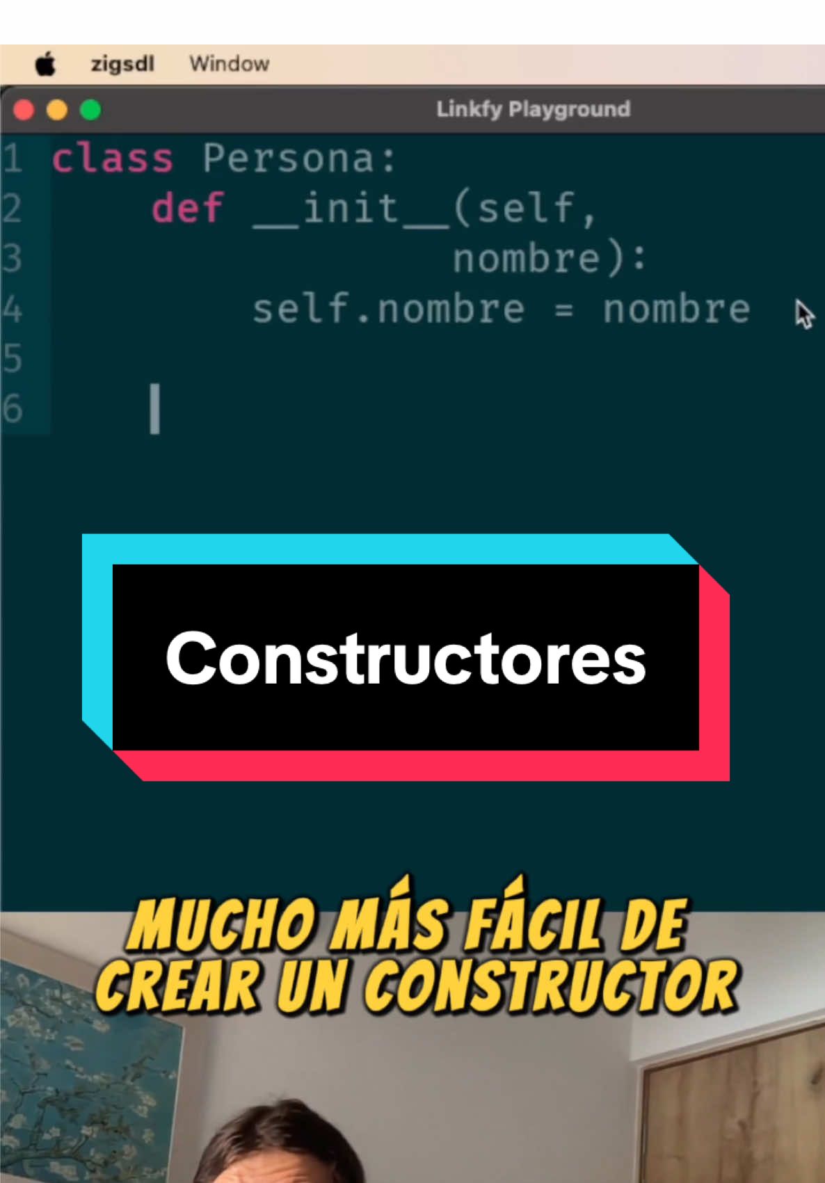 Constructores de forma fácil en Python  #python #programacion #javascript #Tech #tecnologia #html #ingenieria #antiprofe #tips #AprendeConTikTok #AprendeEnTikTok 