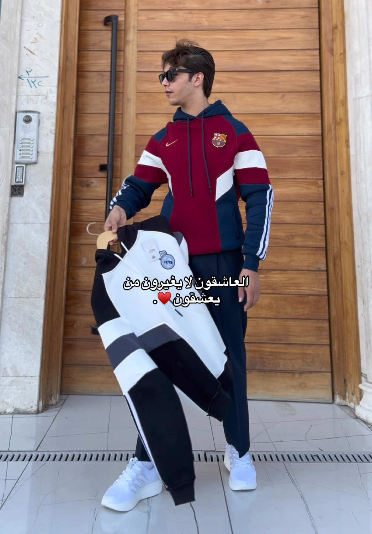 ‏نيو كولكشن ✨   السويتر و الجاكيت سعر القطعه 28 الف قياس s-m-l-xl يلبس xxl . . البنطلون 30 الف  . الاحذيه متوفرين الحجز واتس اب 07703251445 #اكسبلورexplore #foryou #iraqi #iraqi #krm_fashion #KRM #ترند #تيكتوك #مشاهير_العالم #bestfriend 