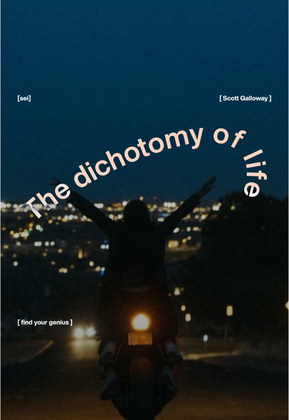 things aren’t as good or as bad as they seem. be humble. be confident it will pass. [Scott Galloway] #scottgalloway #itwillpass #notyourfault #finyourgenius #sei