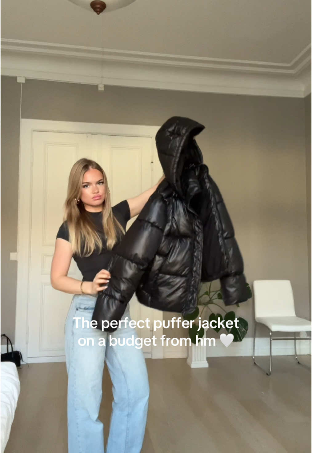 The perfect hm puffer jacket for winter!!❄️ #winterstyle #pufferjacket #winteroutfit #scandistyle #scandinavianstyle #girlythings #CapCut 