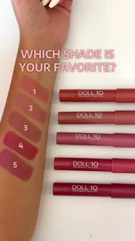 Which lip crayon shade is your favorite? 👀💄 Let us know in the COMMENTS!⬇️  Can’t choose just one? Get ALL 5 in our One Kiss at a Time Holiday Bundle for only $50 ($130 VALUE!) 💋 #lipcrayon #lipstick #pinklips #favoritelipproducts #lipcombo #lipswatches #lipstickswatch 