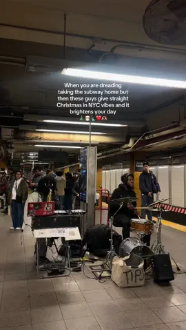 Christmas is everywhere in NYC and I love it ❤️❤️🎅🏼🎅🏼🎅🏼  #christmas #nyc #nycsubway #subway #nycsubway 