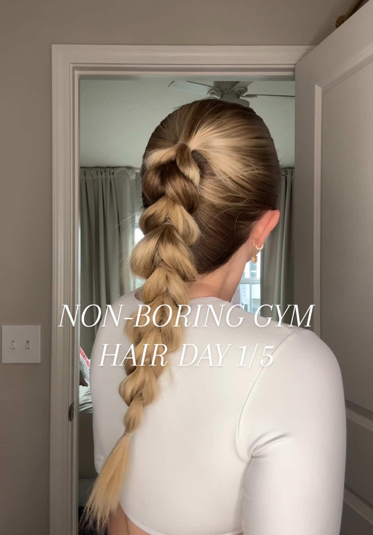 day 1/5 boycotting boring gym hair 💪🏼✨ #gymhair #gymmotivation #slickbackhair #hairtok #hairstyle #hairtutorial #hairideas #braidstyles #braidstutorial 