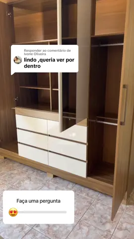 Respondendo a @Ivone Oliveira mostrando a parte dentro do meu guarda roupas novo para a casa nova 🥰 #guardaroupa #conquista #casanova #fy #viral 
