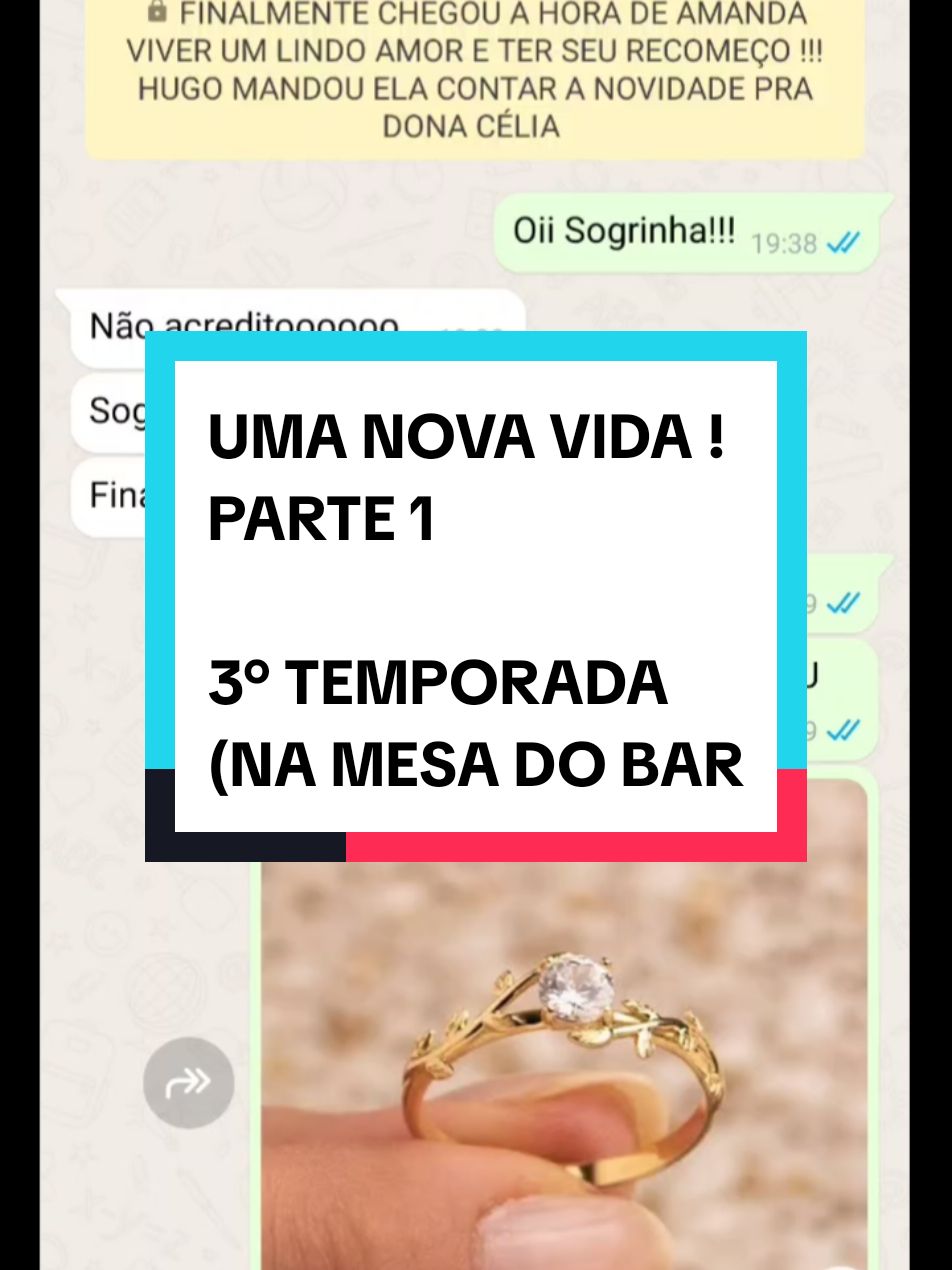UMA NOVA VIDA !  PARTE 1 3° TEMPORADA  (NA MESA DO BAR) #fakechat #historias #fic #historiadeseguidores #novelinhastiktok #fy #viral #explorar 