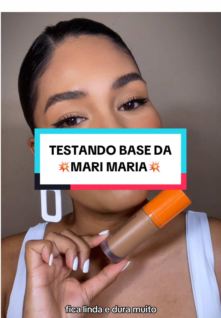 FINALMENTE, testando a base Velvet Skin de @marimariamakeup ! Usei a cor CARAMELO 🤎✨ .@Mari Maria Makeup  #maquiagem #maquiagemlovers #maquiagembrasil #marimariamakeup #base #foundation #velvetskin #basemarimaria #maquiagemperfeita 