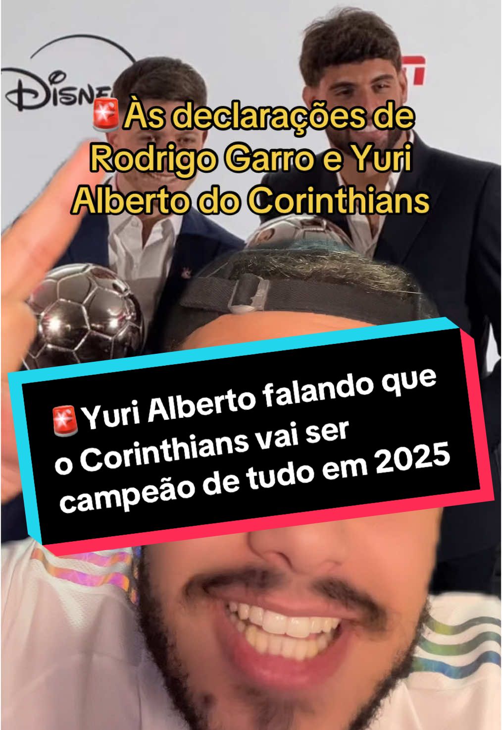 🚨Yuri Alberto e Rodrigo Garro falando que o Corinthians vai ser campeão #rodrigogarro #yurialberto #corinthians #timao #sccp #gavioesdafiel #campeão 