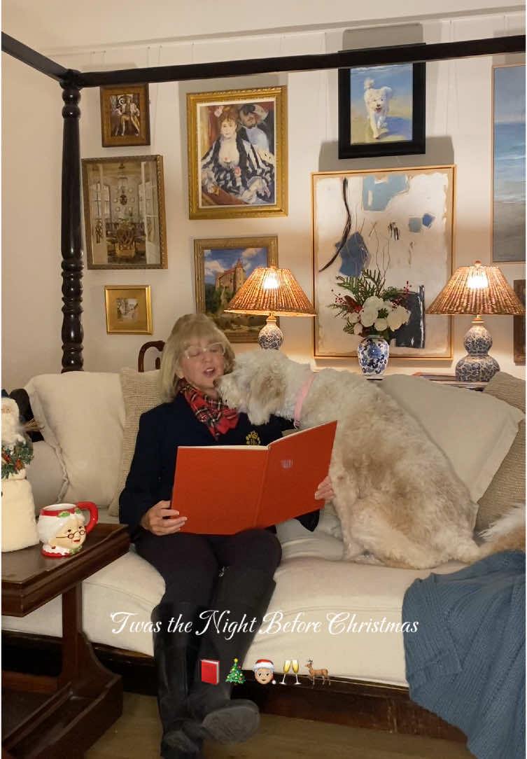 My painting and new version of the classic Christmas poem ‘Twas the Night Before Christmas. #Christmas #storytime #christmasbooks #twasthenightbeforechristmas #oilpainting #originalart #artistsoftiktok #christmasdecor #holiday