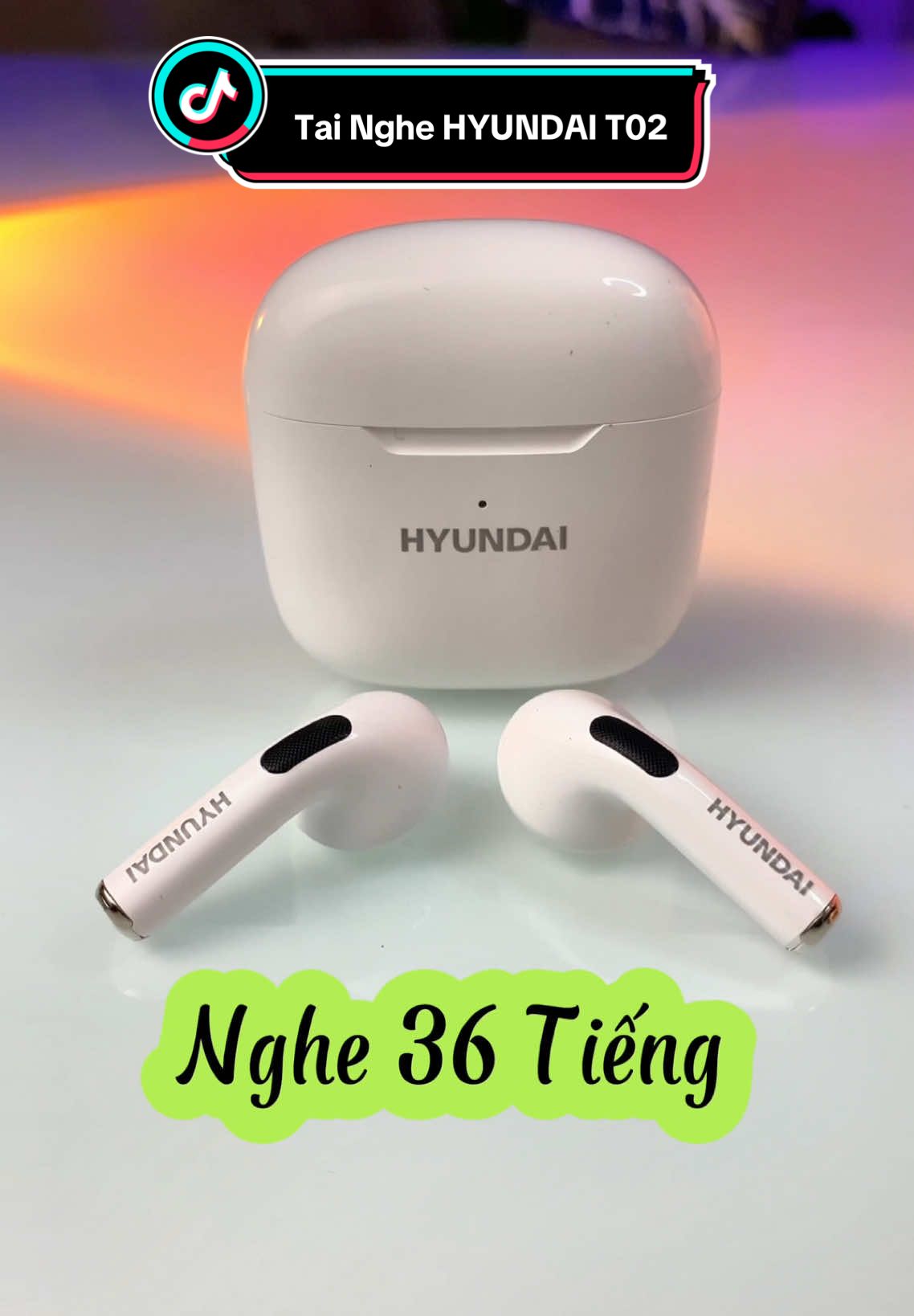 Tai nghe chính hãng HYUNDAI T02.  Có mic nghe gọi. Pin nghe 8 Tiếng. #taphoanhapao #tiktokshop1212 #salevuichotnam #tainghe #tainghebluetooth #tainghekhongday #tainghekhongdaybluetooth #reviewtainghe #tainghehyundai 