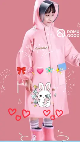 DOMU Jas Hujan Anak Hoodie Laki Laki Perempuan Ponco Dengan Ruang Ransel / Raincoat Jubah Anak / Jas Hujan Terusan Anak Lucu Turun harga menjadi Rp79.999 #jashujan  #jashujananak  #jashujananakponco 