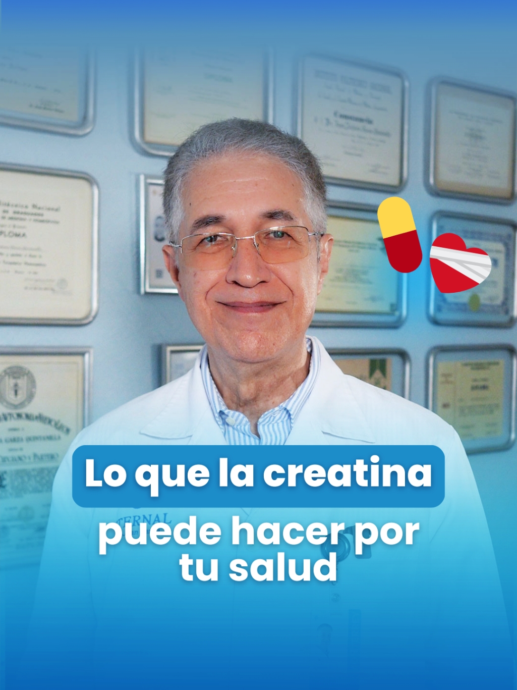 La creatina no es solo para deportistas y puede hacer mucho por tu salud. Y la ciencia médica los demuestra. En este video te cuento 3 maravillosos beneficios que puedes obtener, a a cualquier edad, para mejorar tu salud general solo tomando esta maravillosa substancia. #creatina #proteina #vidasaludable #medicinamoderna #musculatura #osteoporosis #mexico #medicinaregenerativa 