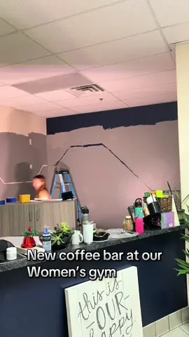 New things for our gym community. Our family run gym does most of our decorating ourselves. We love sharing with our community.  #womensgym #lasvegastiktok #lasvegaslocals 