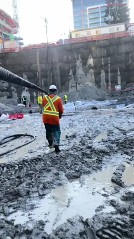 Winter is here #rebarguy #rodbusters #rebar #construction #tie #foundation #fyp #yvr #vancouver #canada🇨🇦 