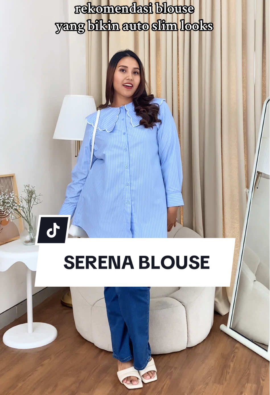 bigiladies udah punya berapa warna nih buat serena blouse??😆 #bigissimo #foryou #fypシ #racuntiktok #ootdbigsize #ootdwanita #blousejumbo #ootdwanita #fashionbigsize 