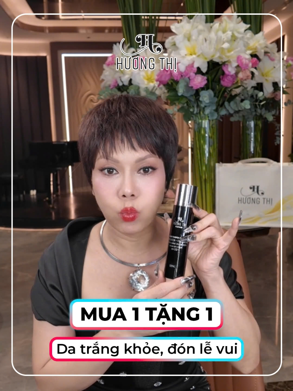 Lễ, Tết gấp gáp, chỉ cần ít phút thoa kem chống nắng trang điểm là vô tư đi cả ngày nha các chế🌼 #kemchongnang #kemchongnangnangtone #huongthi #uudai 