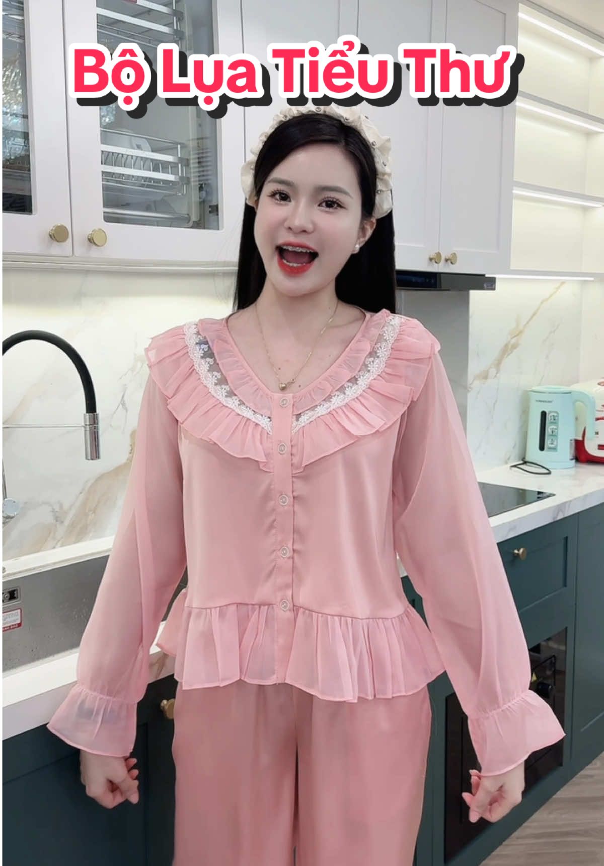 ĐỒ BỘ PIJAMA, Tay Dài Tiểu Thư Màu Trơn #champhan #champhanreview #châmphan #review #dobo #dobomacnha #doboxinh #bongu #dolua #doluaxinh #pijama #thoitrangmacnha #thoitrang #thoitrangnu 